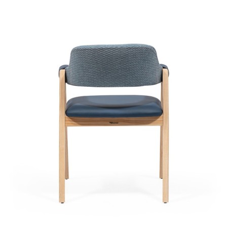 The dining room Combo, the frame of the beech, fabric polyester, the color of Pacific Ocean Blue-2