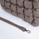 Load bag with zipper, long belt, beige color