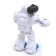 Robot "Hero", light and sound effects, works from batteries, blue color
