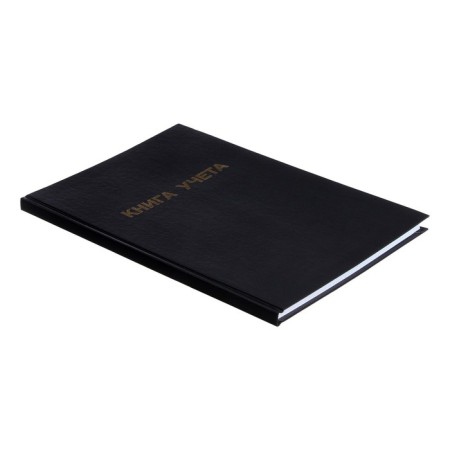 Book of accounting, 96 sheets, boumvinyl cover, offset block, cell, black color-1