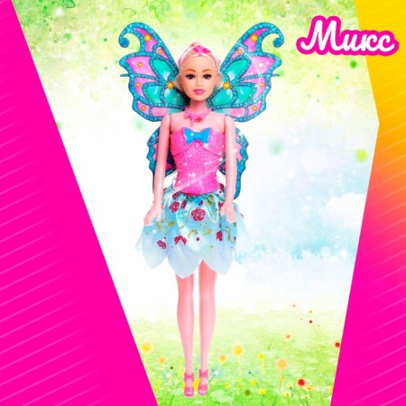 Fairytale doll "Butterfly", in a dress, mix-3