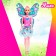 Fairytale doll "Butterfly", in a dress, mix