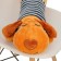 Soft toy-podushka "Dog strip", 60 cm