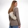 Bag Women's Baget on the zipper Textura, average size, dairy color