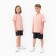 Kids (T -shirt, shorts) minku beige color/ graphite, height 134 cm