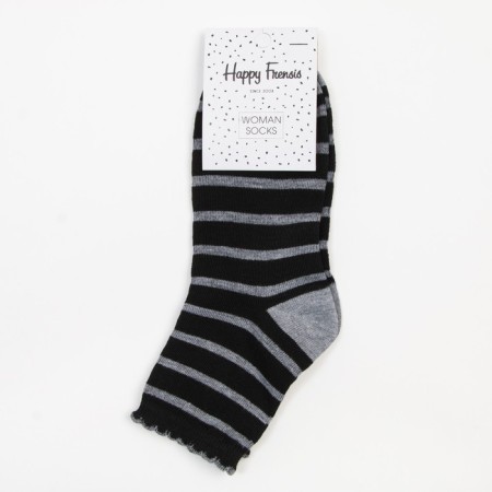 Women's socks, light gray, size 23-25-4