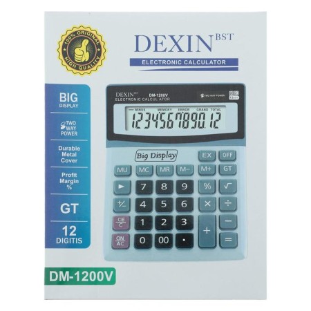 Table calculator, 12 - discharge, DM -1200V-6