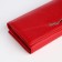 Women's wallet on magnet, red color