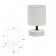 Rivoli Eleanor 1he14, 40 watts ceramics, beige/white