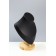 Bust for jewelry "Triangular shape", 15 × 9 × 20 cm, h = 20, black color