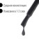 Gel nail polish, Classic Colors, 3 phase, 8ml, Led/UV, black color (002)