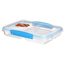 Container rectangular three -section, 820 ml