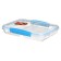 Container rectangular three -section, 820 ml