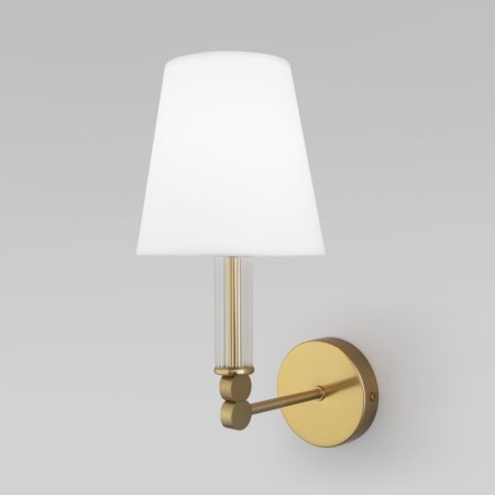 Wall lamp EUROSVET CONSO 60145/1, E14, 1x40W, 210x150x330 mm, brass color