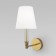Wall lamp EUROSVET CONSO 60145/1, E14, 1x40W, 210x150x330 mm, brass color