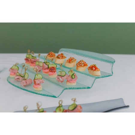 Glass Serving Magistro "Avis", 4 steps, 31 × 39 × 12.5 cm-5