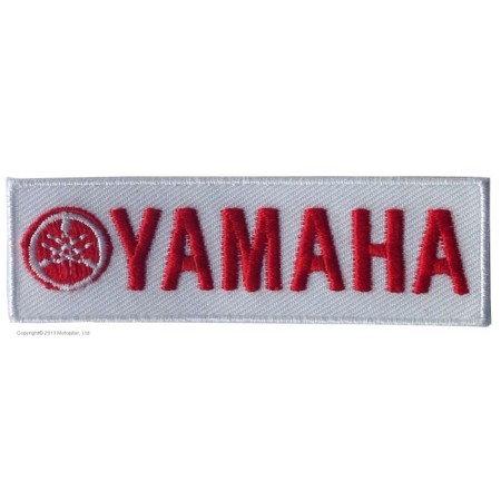 Logo patch Yamaha, 8 x 2.5 cm