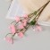 Artificial flowers "silk white -flowered" 74x4 cm, pink