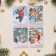Set of mini -postcard "Happy New Year! - 3" 20 pieces, 7.5 x 10.5 cm