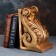 Holder-stand for books "Abstraction", 25cm, bronze