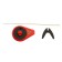 Zimnaya fishing rod "Balalaika" Us-2, whip polycarbonate, red color