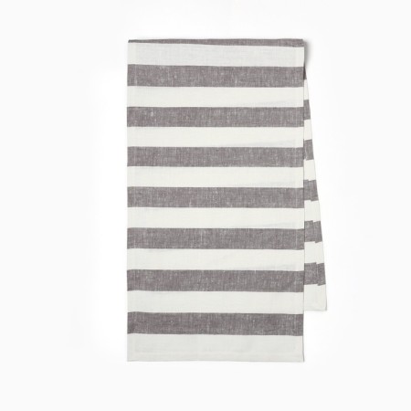 Ethel track "Graphite" 40x146cm, flax 100%, 260 g/m2
