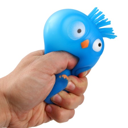 Bloody rubber hornet light "penguin", MIX color, in showbox-6