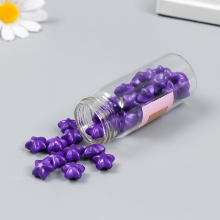Surgut in granules in a jar of "stars" purple matte 16 g 7x3x3 cm-1