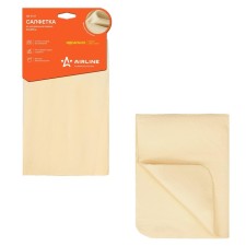 Airline natural suede napkin, 30x28 cm
