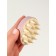 Brush d/washing and massage of the head silicon/plastic 7.5*7.5*6.5 cm roses package QF
