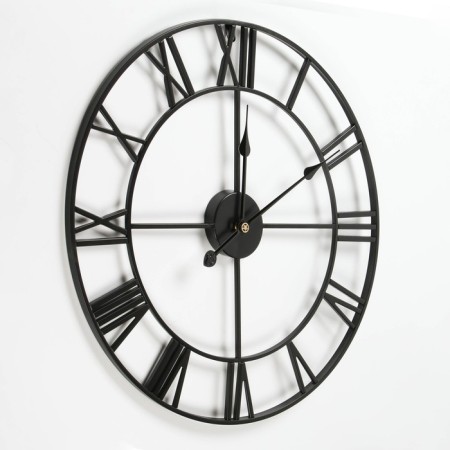 Wall clock, series: loft, "talent", discrete move, D-60 cm-2
