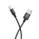 Hoco X14, Type -C cable - USB, 3 A, 1 m, fast charging, nylon braid, black