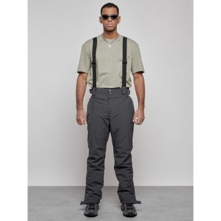 Semi-combinezone ski insulated male winter, size 48, dark gray color-18