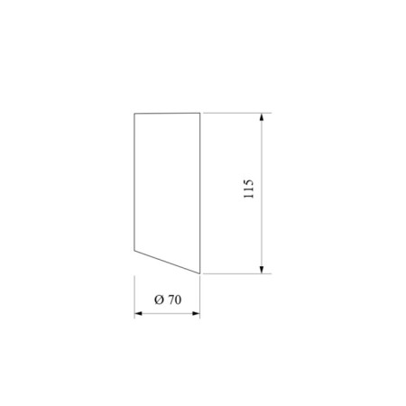 Lamp ceiling Elektrostandard, DLN002 GU10 50 W, 70x70x115 mm, IP20, white color-1
