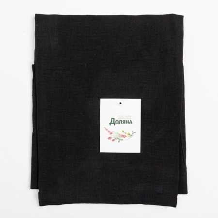 Apron Dilyana "Classic", central black, 80*60 cm, 100% p/e-6