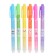 A set of markers-textbooks, 6 fluorescent colors, bilateral