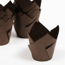 Tulip's baking uniform, brown, 5 x 8 cm