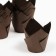 Tulip's baking uniform, brown, 5 x 8 cm