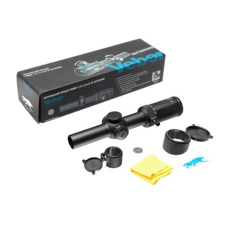 Optical sight Veber Wolf, 1.25-4.5x26 IR DND, corral-6