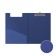 The folder-planet with A4 clamp, 1.3 mm, Erichkrause Matt Classic, plastic, with an inner pocket, blue