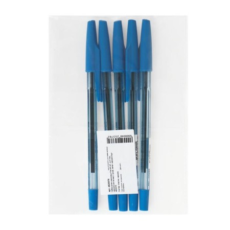 A set of ballpoints Pilot BP-SF, writing a node 0.7 mm, blue inks on an oil basis, metal tip, 5 pieces-1