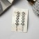 Invisibility for hair "Jannet" (set 2 pcs) Cube, 6.5 cm, silver