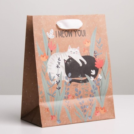 Package Gift Craft Vertical, packaging, “fluffy happiness”, MS 18 x 23 x 8 cm-1