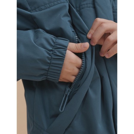 Vetrovka for boys, height 140 cm, sea wave color-10