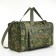 Road bag on lightning, 3 outer pockets, long belt, camouflage color