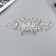 Rosemary Comb "Rosemary" Flower, 16x6 cm, silver
