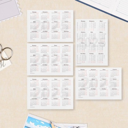 Pocket calendar "Symbol of the year - 3" Mix 2025, 7 x 10 cm-1