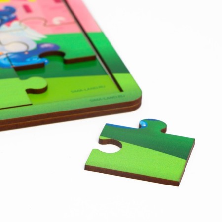 Puzzle "Favorite horses" with a hint-4
