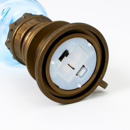 Night "Kerosene Lamp" LED candle from 3xlr44 batteries 5.5x5x14 cm Risalux-5