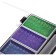 Watercolor paints, pearl, + brush, in a plastic box, 5 colors